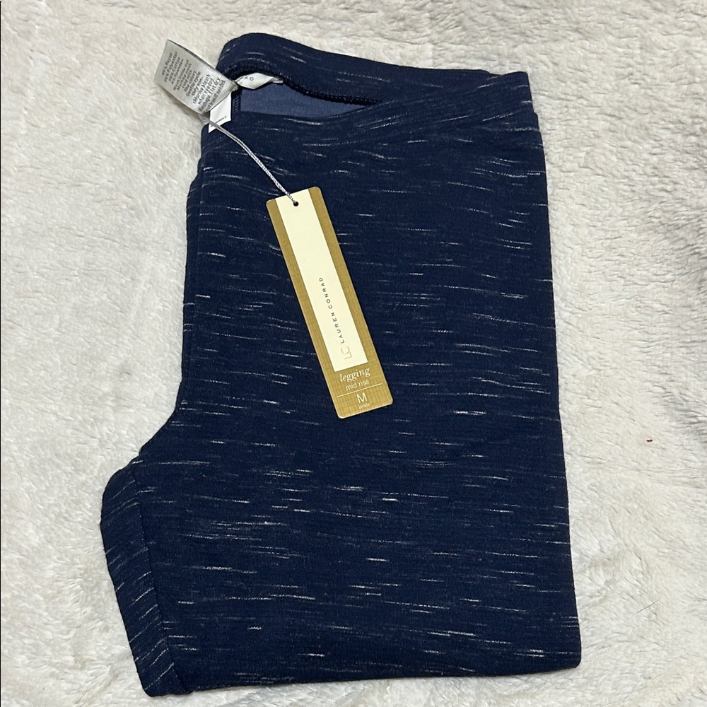 LC Lauren Conrad Navy Leggings